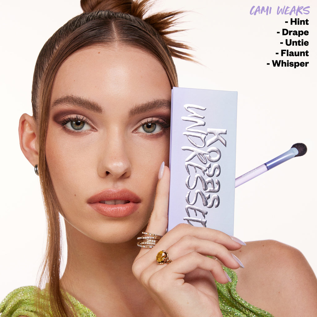 Kosas-Undressed Eye Palette-Makeup-10CamiFullGlam2-The Detox Market | 