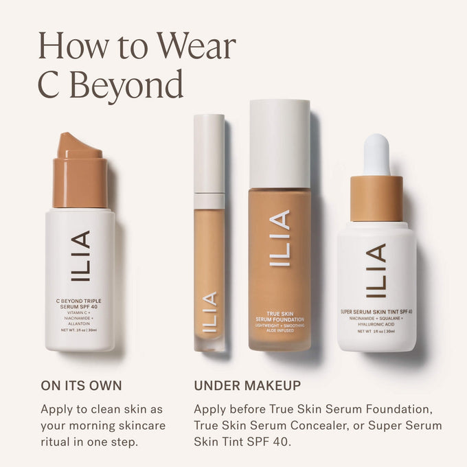 ILIA-C Beyond Triple Serum SPF 40-Skincare-2000x2000_HOW-TO-WEAR-The Detox Market | Always