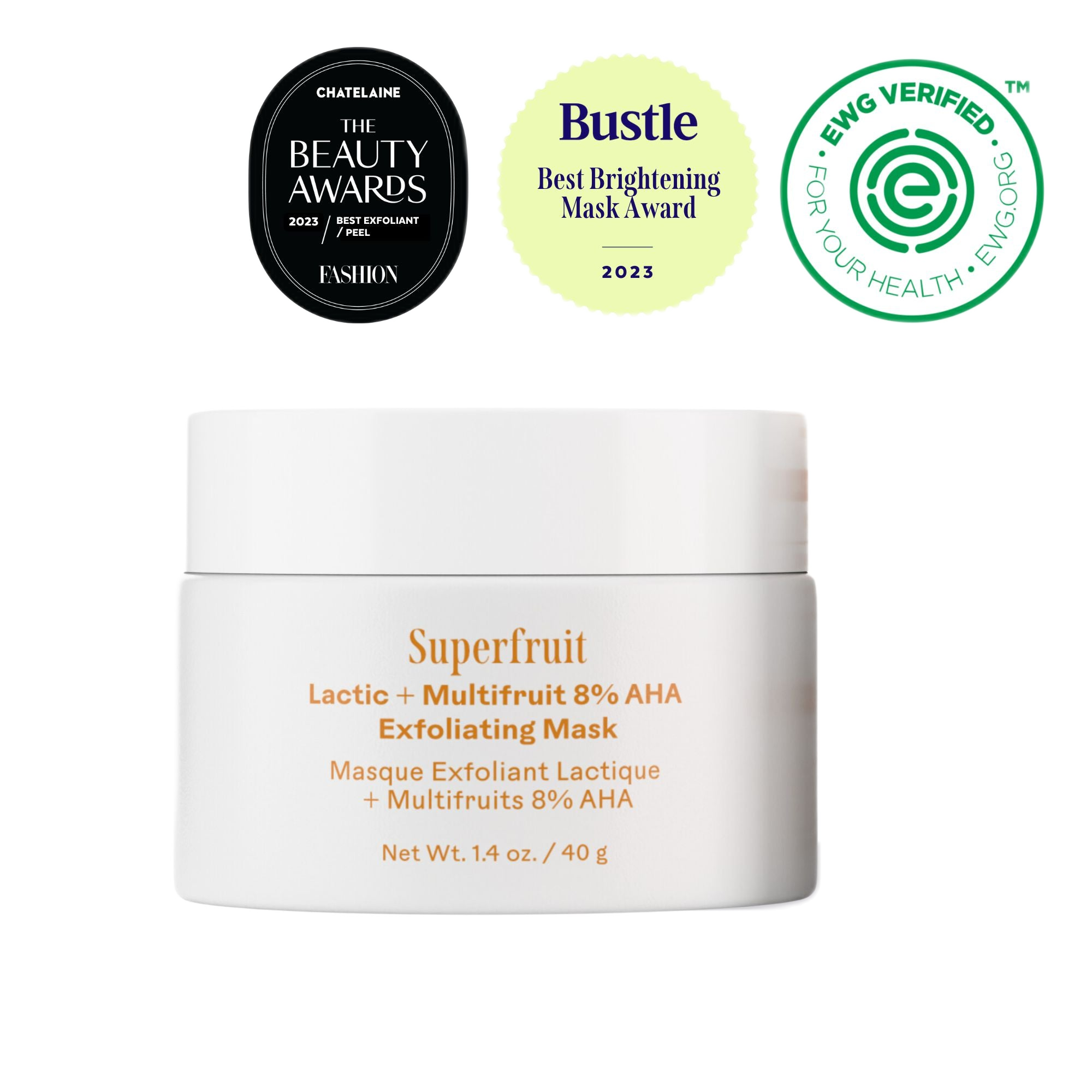 Superfruit Lactic + Multifruit 8% AHA Exfoliating Mask – The Detox