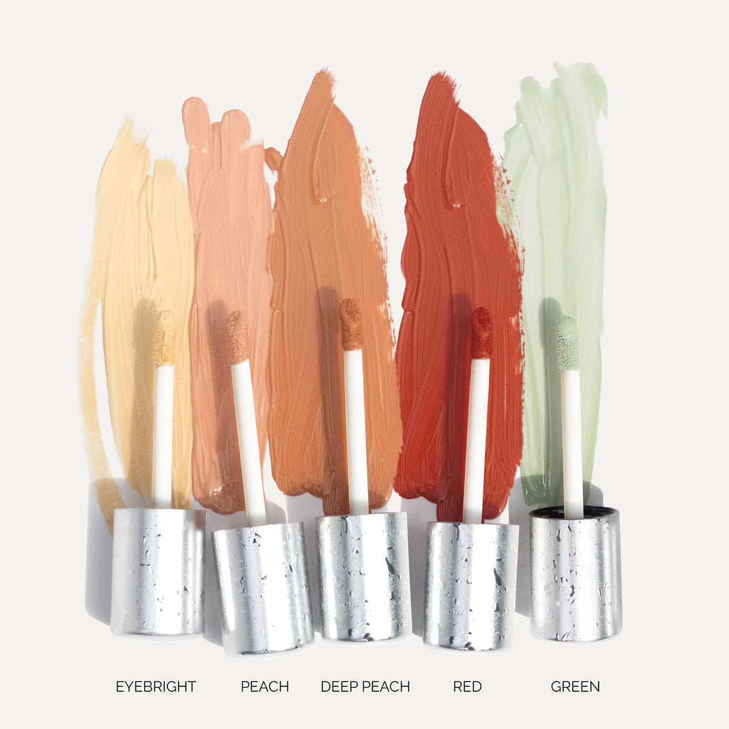 Fitglow Beauty-Correct +-Makeup-Correct_swatches_B2B-The Detox Market | 