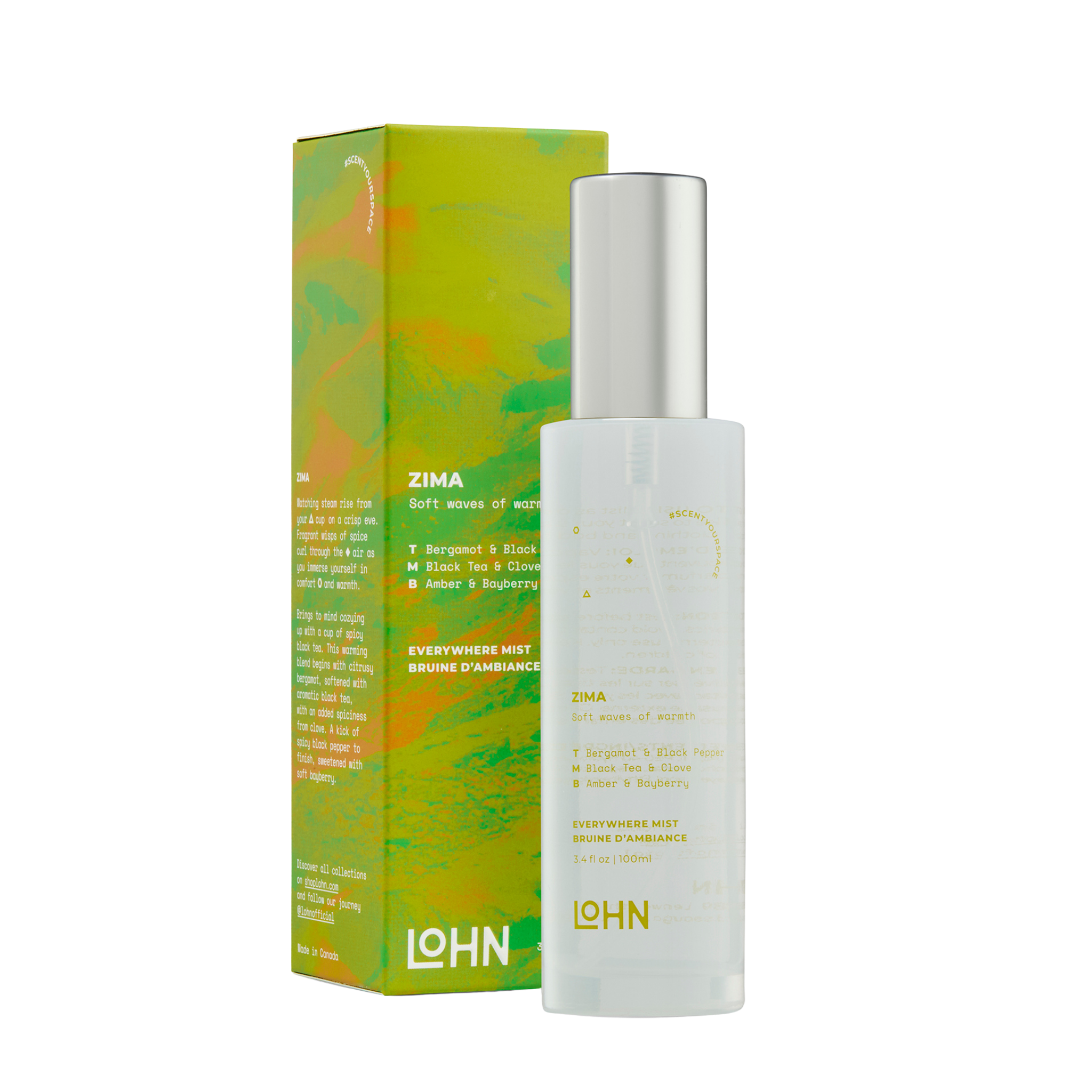 Zima Everywhere Mist - Bergamot & Black Tea – The Detox Market