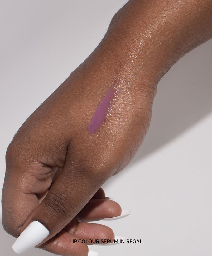 Fitglow Beauty-Lip Color Serum-Makeup-LipColourSerum_handswatch_regal_DTC-The Detox Market | Regal - Mauve Nude