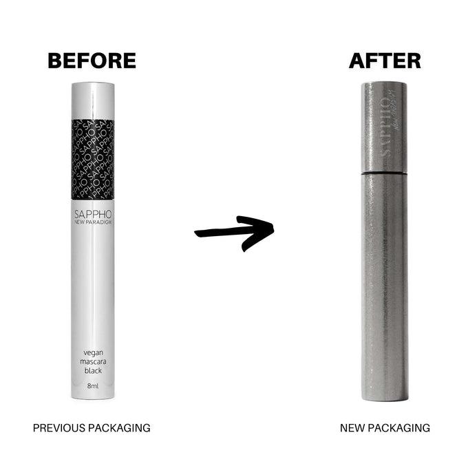 Maximum Intensity Refillable Mascara - Makeup - Sappho New Paradigm - Mascara_Before_After - The Detox Market | Always