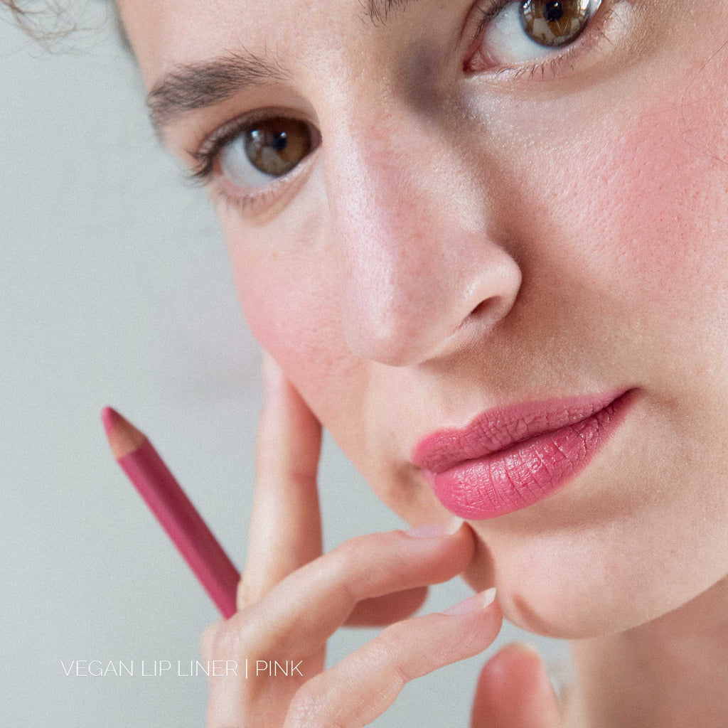 Fitglow Beauty-Vegan Lip Liner-Makeup-Pink_lifestyle_B2B-The Detox Market | 