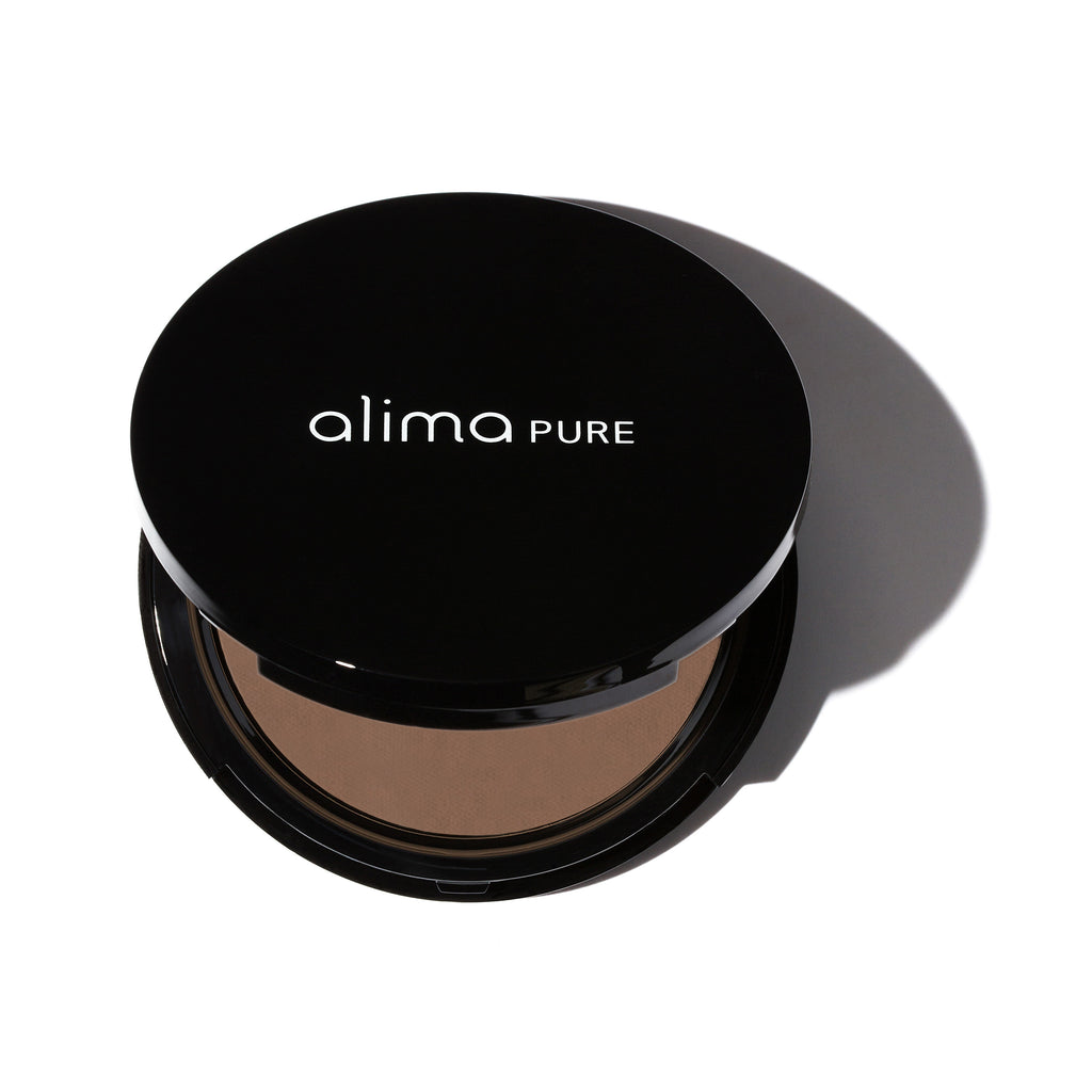 Pressed Foundation - Makeup - Alima Pure - Sable-Pressed-Foundation-with-Rosehip-Antioxidant-Complex-Compact-Alima-Pure - The Detox Market | Sable (deep cool)