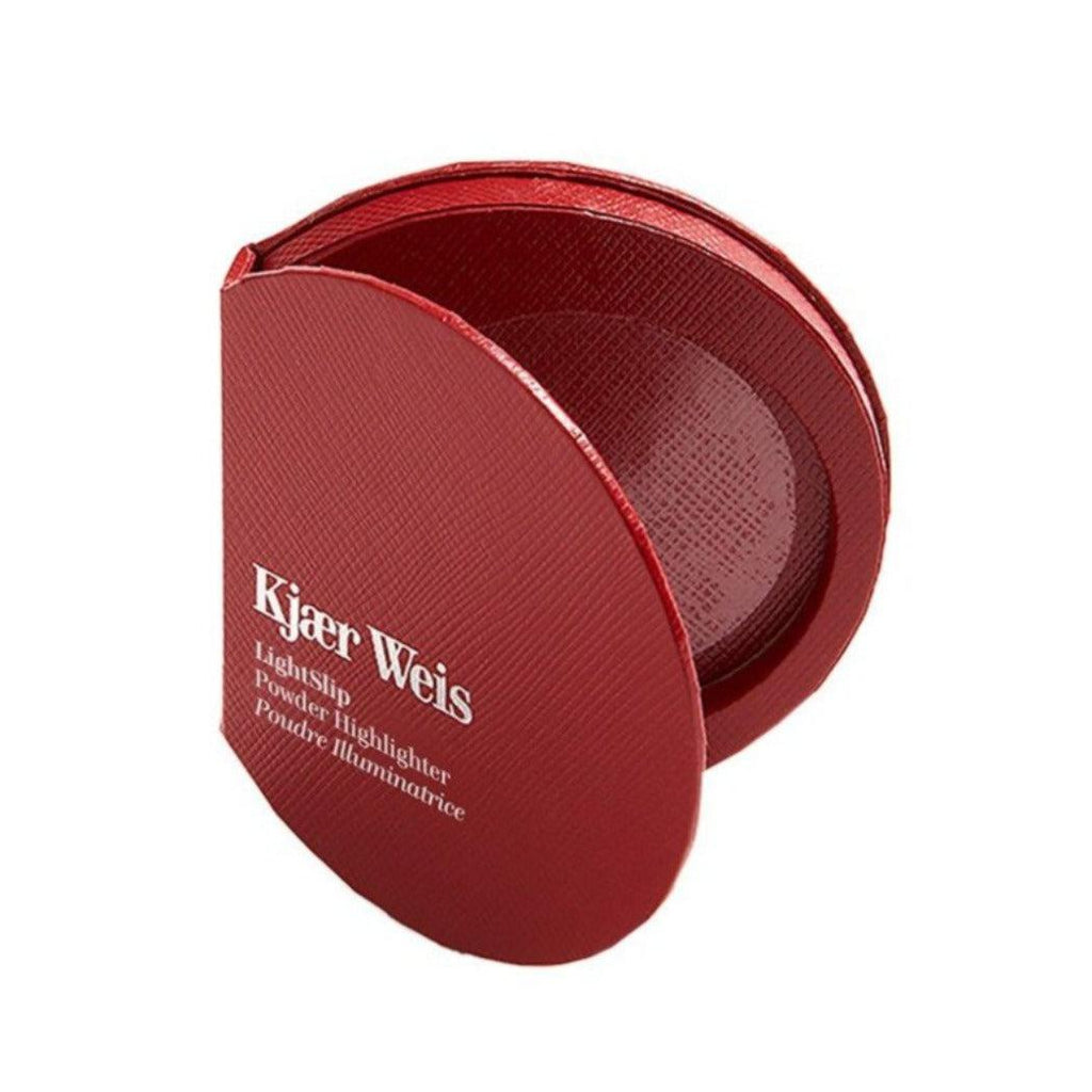 Red Edition Powder Highlight Compact - Makeup - Kjaer Weis - CopyofLightSlip-Red-Edition-Empty-Compact - The Detox Market | 