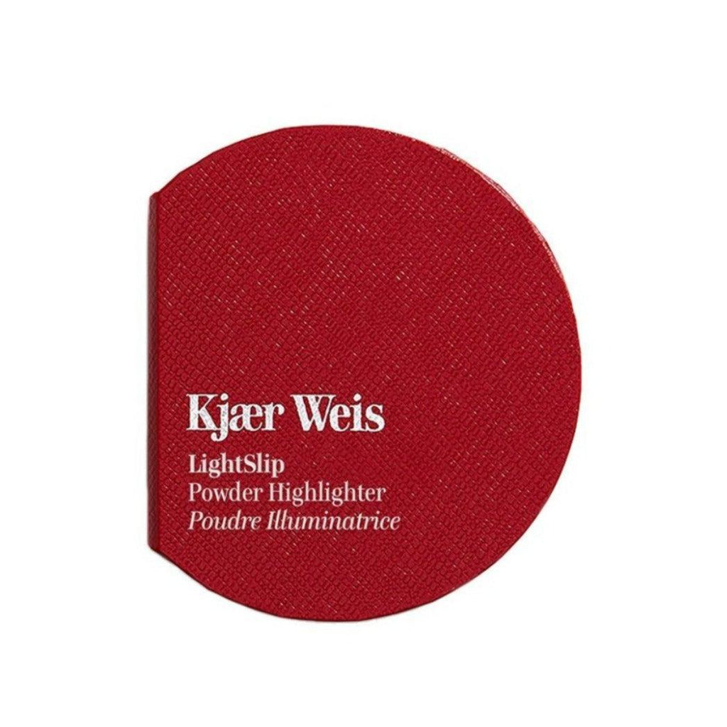 Kjaer Weis-Red Edition Powder Highlight Compact-Makeup-CopyofPowder-LightSlip-Red-Edition-Overhead-Credo-The Detox Market | 