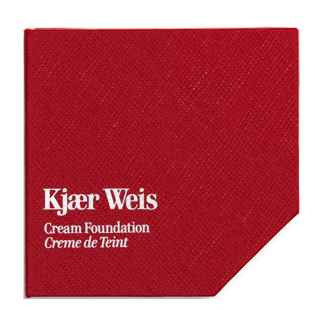 Red Edition Compact Cream Foundation - Makeup - Kjaer Weis - CreamFoundation_Red_Closed_TDM - The Detox Market | 