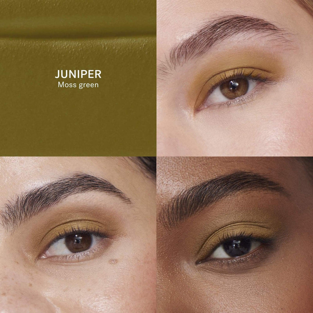 Liquid Powder Matte Eye Tint - Makeup - ILIA - Liquid_Powder_Matte_Comparision_Grid_JUNIPER - The Detox Market | Juniper - Moss green