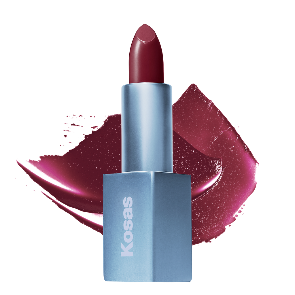 Kosas-Weightless Lip Color Nourishing Satin Lipstick-Makeup-PDP-Weightless-Star-Power-The Detox Market | Star Power - cool burgundy