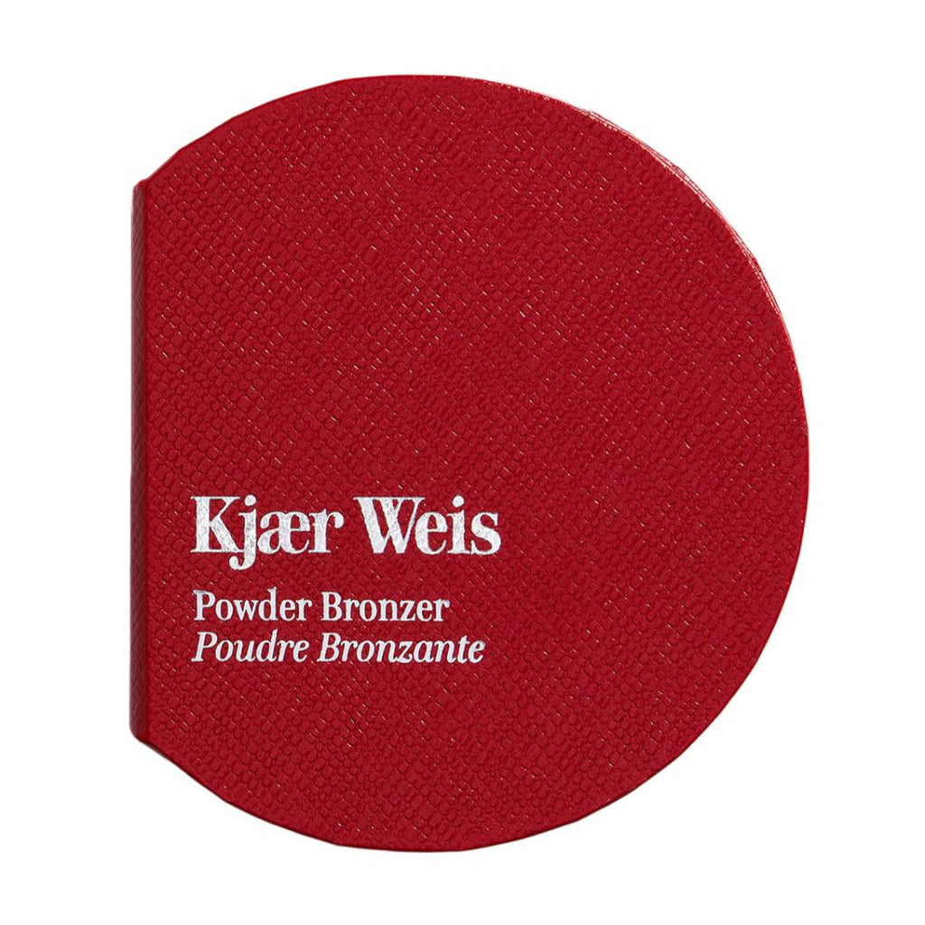 Kjaer Weis-Red Edition Compact Powder Bronzer-Makeup-PowderBronzer_Red_Closed_TDM-The Detox Market | 
