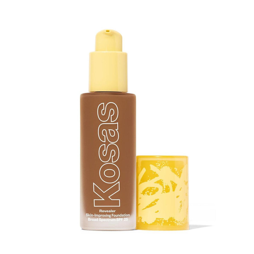 Kosas-Revealer Skin Improving Foundation SPF 25-Makeup-s2512150-hero-The Detox Market | Medium Deep Neutral Olive 360