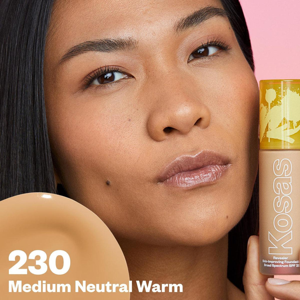 Kosas-Revealer Skin Improving Foundation SPF 25-Makeup-s2512283-av-03-The Detox Market | Medium Neutral Warm 230
