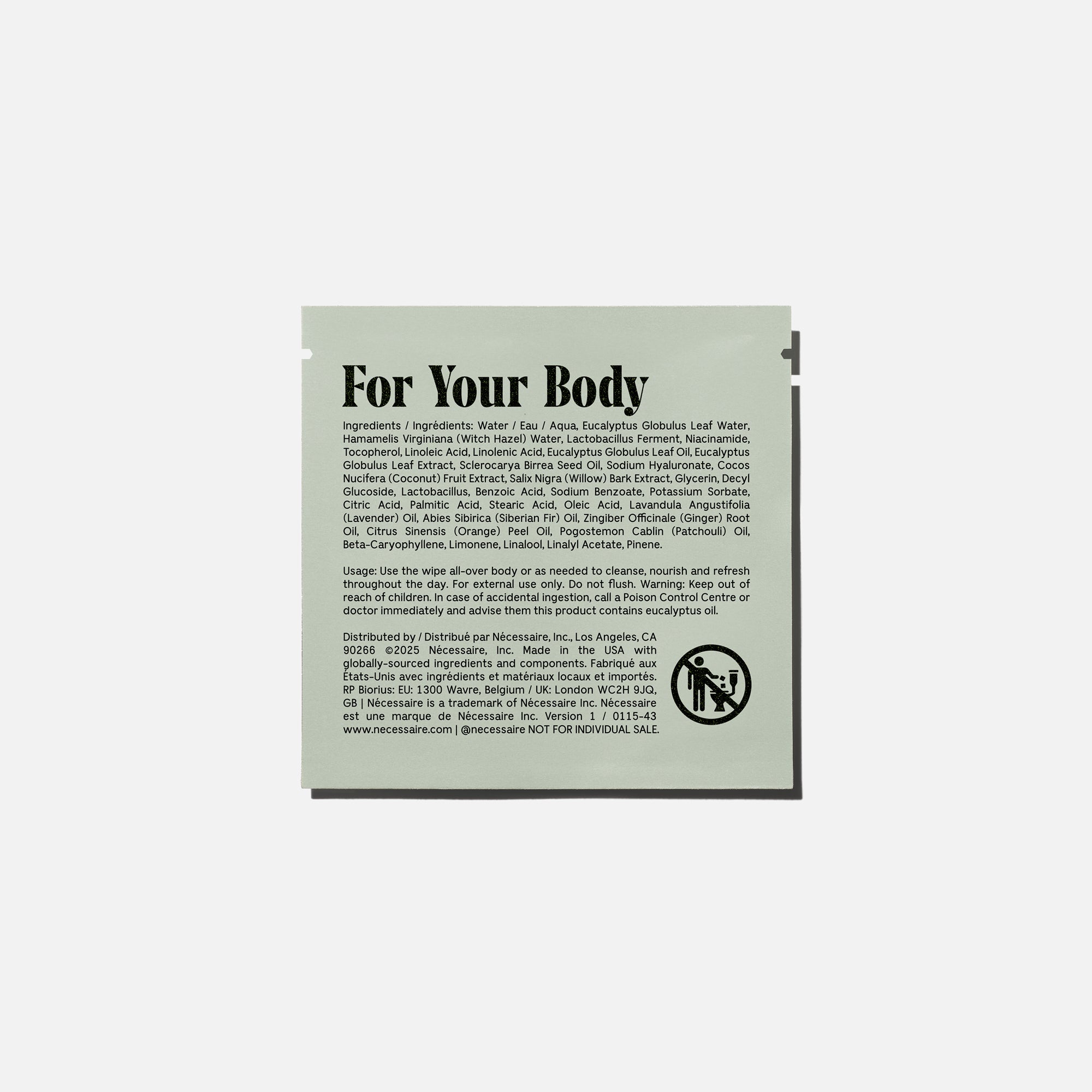 Nécessaire-The Body Wipe Eucalyptus-Body-02_NECESSAIRE_PDP_THEBODYWIPEEUCALYPTUS_BACKPACKSHOT-The Detox Market | 