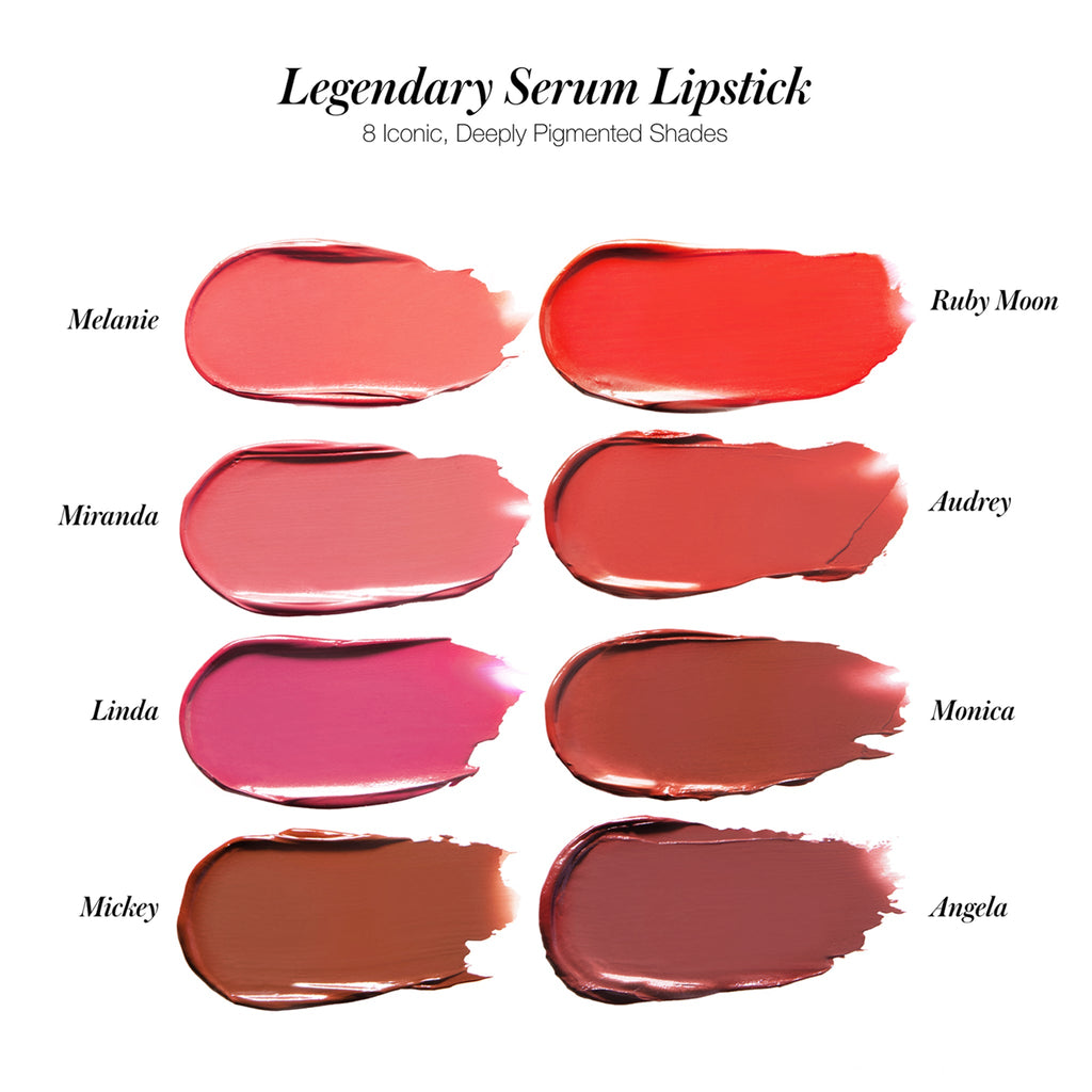 RMS Beauty-Legendary Serum Lipstick-Makeup-Legendary-Lipstick-Group-Swatch-The Detox Market | 