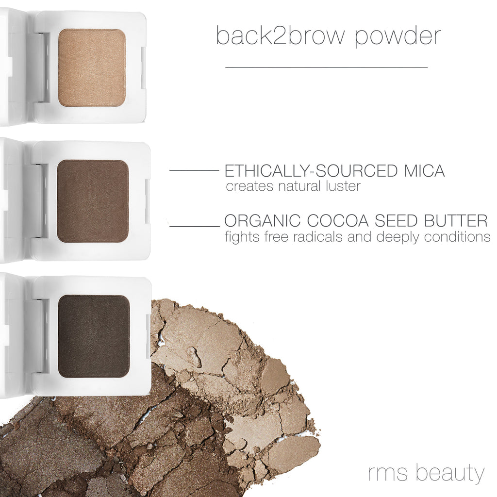 Back2Brow Powder - Makeup - RMS Beauty - RMS_BACK2BROW_INGREDIENTS - The Detox Market | Always