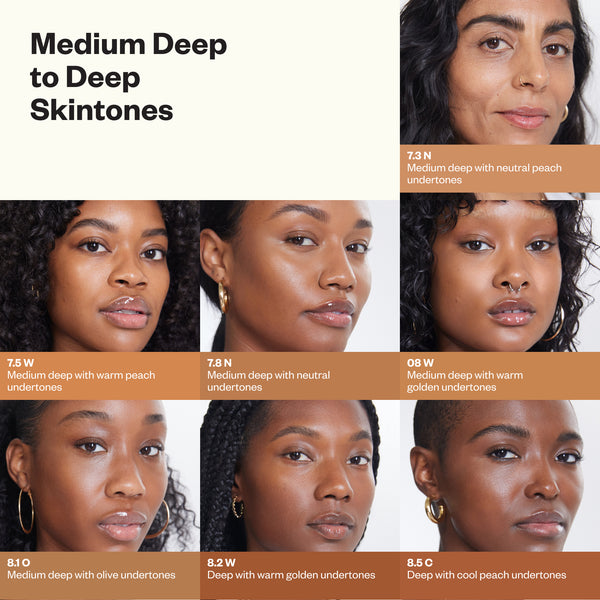 Kosas-Revealer Super Creamy + Brightening Concealer with Caffeine and Hyaluronic Acid-Makeup-05ShadeChart_7.3-8.5-The Detox Market | Always