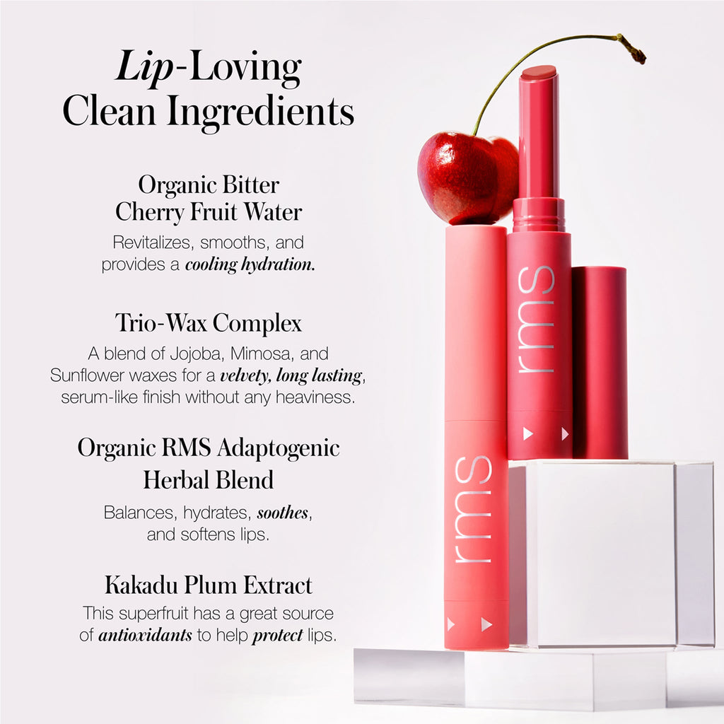 RMS Beauty-Legendary Serum Lipstick-Makeup-Legendary-Lipstick-Ingredients-The Detox Market | 