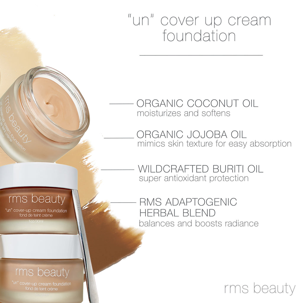 UnCoverup Cream Foundation - Makeup - RMS Beauty - RMS_UCUF_INGREDIENTS - The Detox Market | Always