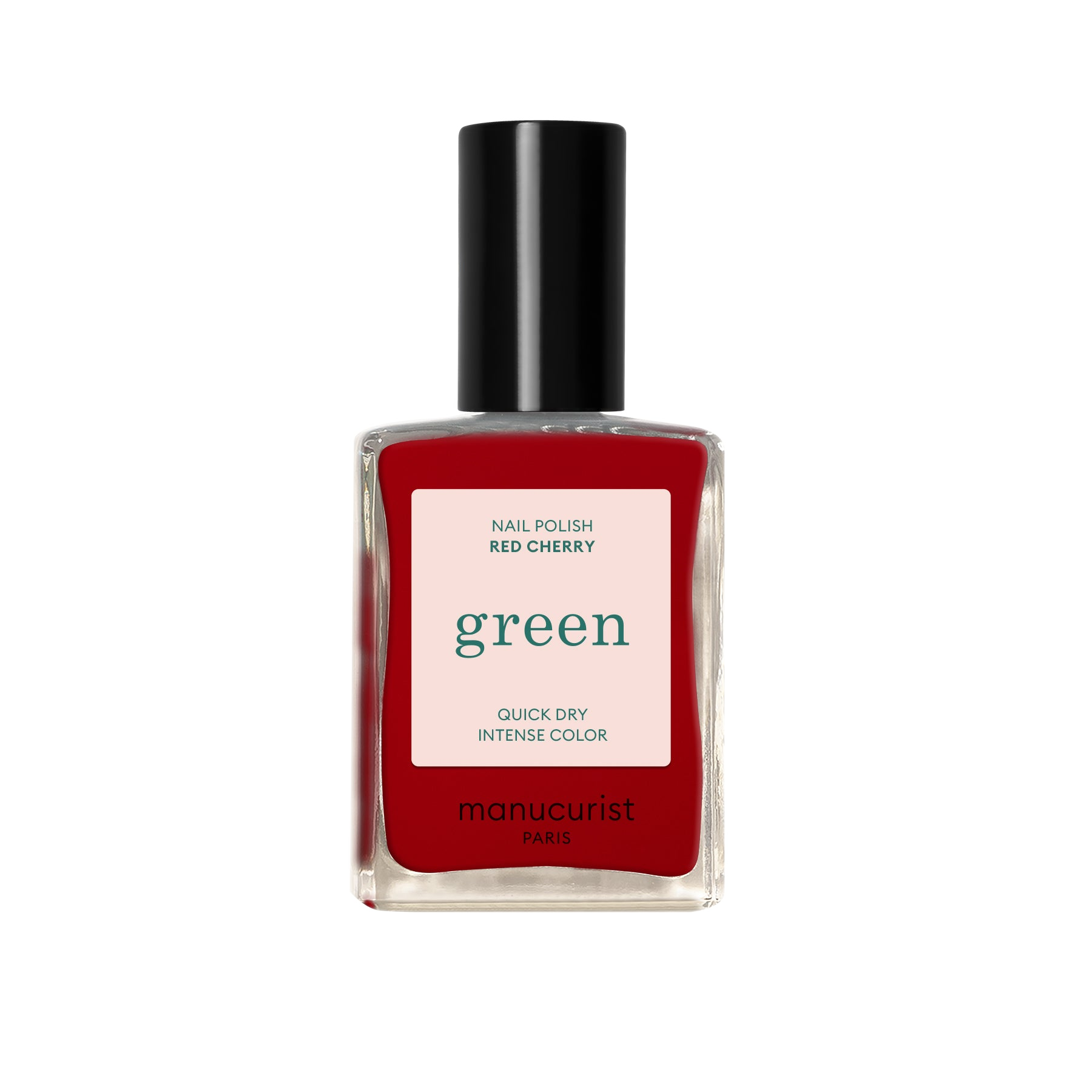 Green Nail Polish - Red Cherry
