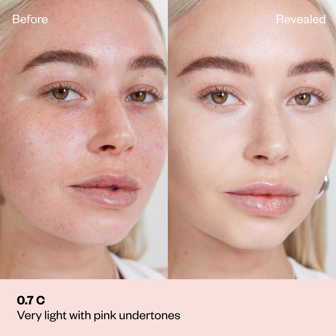 Kosas-Revealer Super Creamy + Brightening Concealer with Caffeine and Hyaluronic Acid-Makeup-1-BeforeandAfterCards_0.7-The Detox Market | 0.7 C - Very light with pink undertones