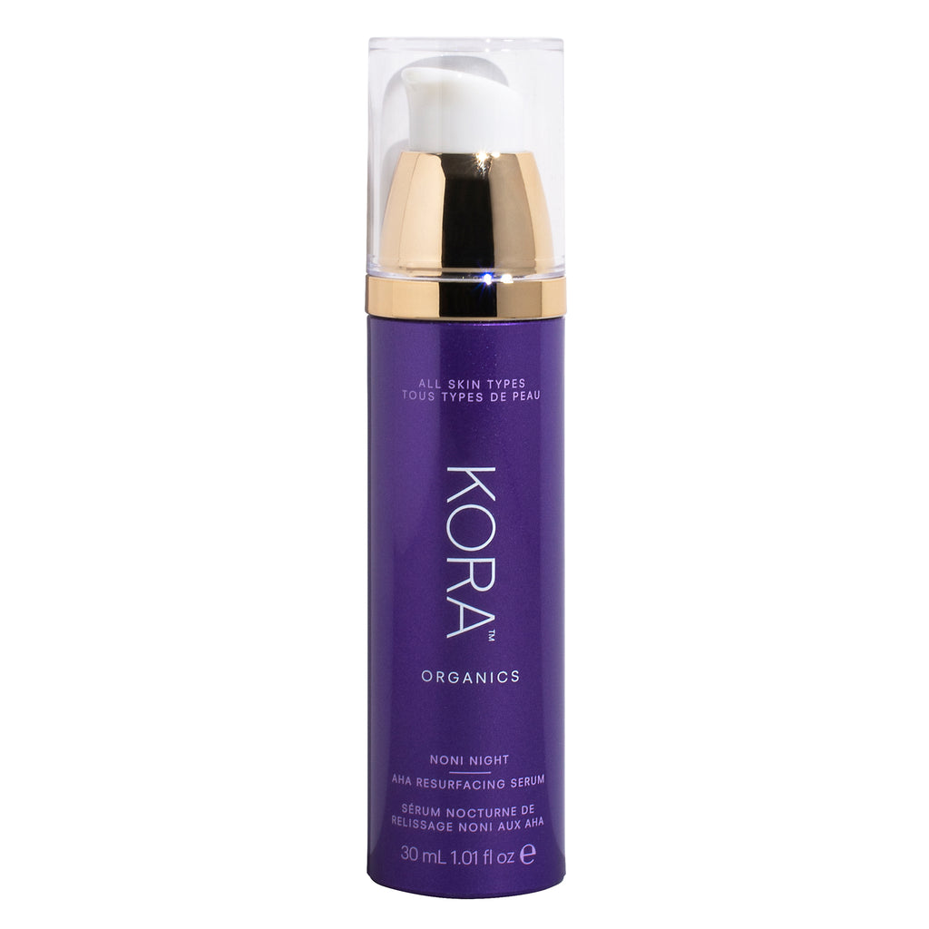 Kora Organics-Noni Night AHA Resurfacing Serum-Skincare-1_PDP-Commercial-NoniNight_V1-The Detox Market | 