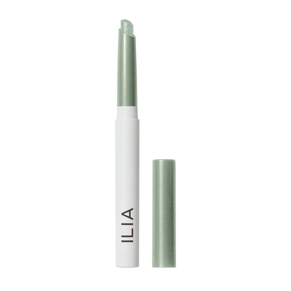 ILIA-Eye Stylus Shadow Stick-Makeup-2000x2000_Eye-Stylus_Vignette_Open-The Detox Market  | Vignette - seafoam green (shimmer)