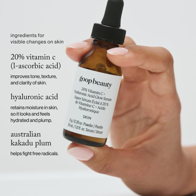 Goop-GOOPGLOW 20% Vitamin C + Hyaluronic Acid Glow Serum-Skincare-20_vitamincserum_imgCarousel_ingredients-The Detox Market | 
