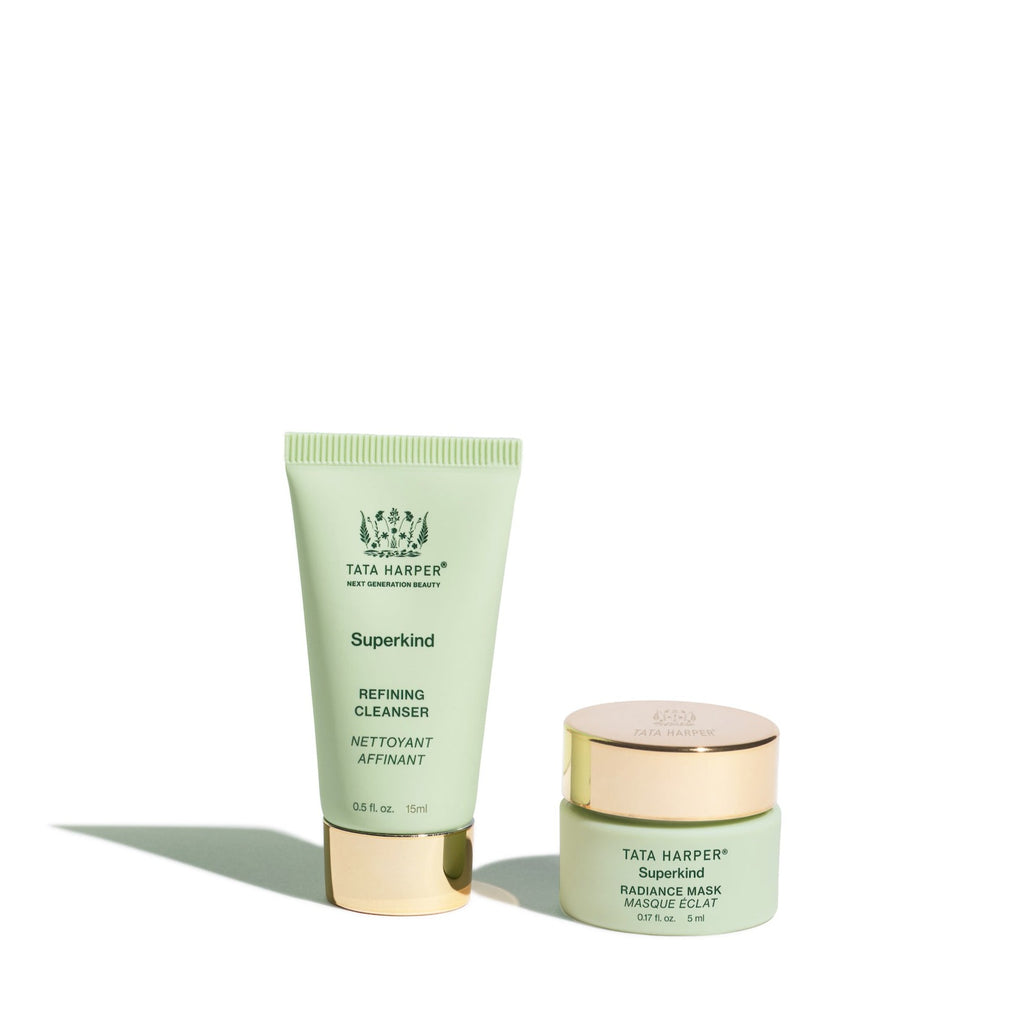 Tata Harper-5 Minute Facial For Sensitive Skin-Skincare-5MinuteFacial_radiance_refining_productsonly-The Detox Market | 