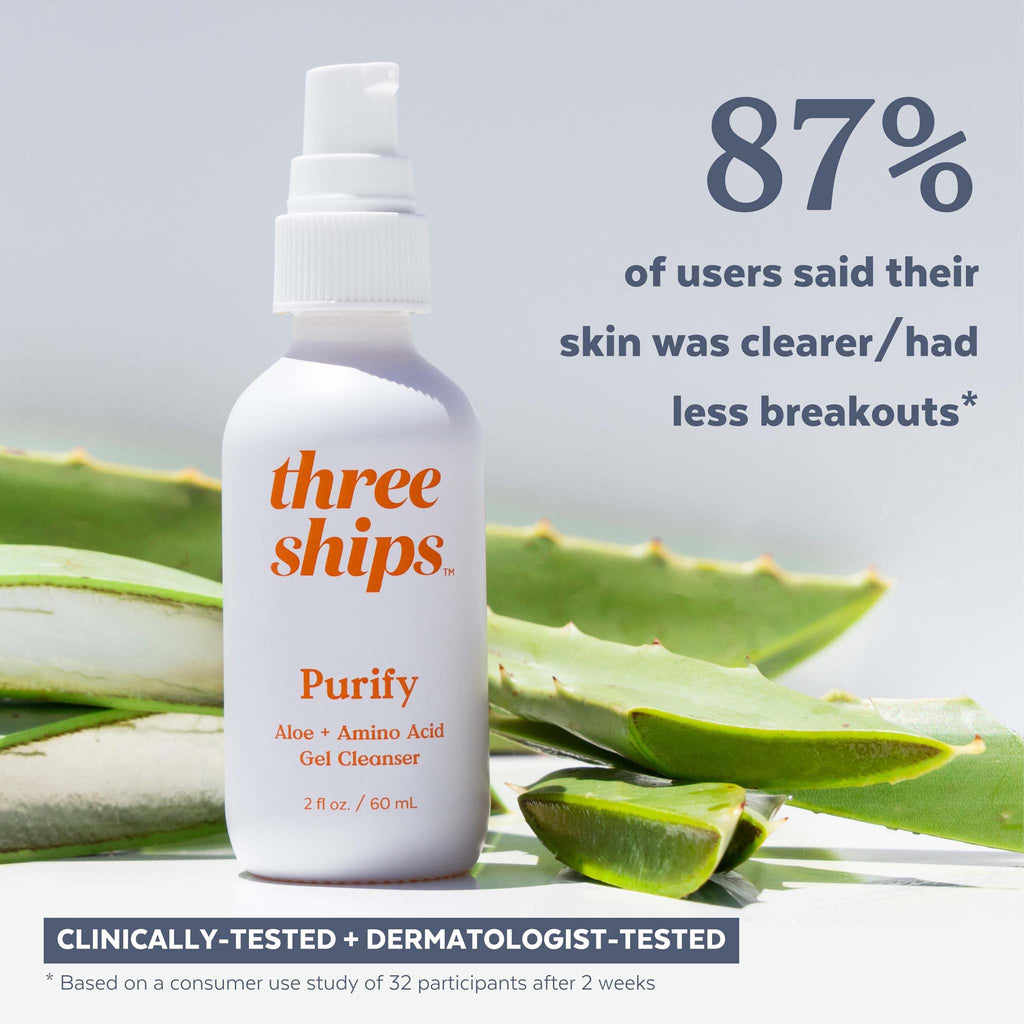 Three Ships-Purify Aloe + Amino Acid Cleanser-Skincare-628110639219_3-The Detox Market | 