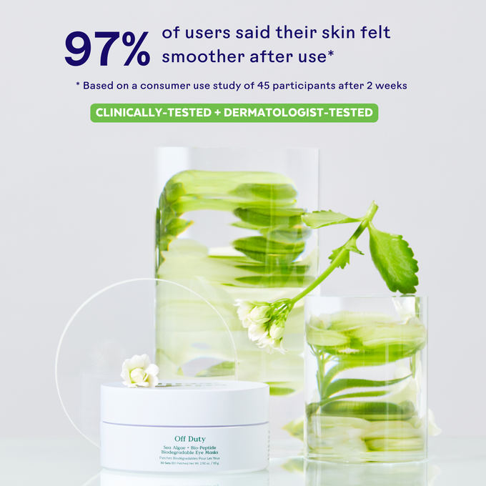 Three Ships-Off Duty Sea Algae + Bio-Peptide Smoothing Biodegradable Eye Mask - Single-Skincare-628110639561_3_Testing_ff15d196-a22d-4acb-a3c1-6cf2f1cb83f4-The Detox Market | 
