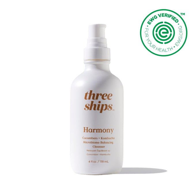 Three Ships-Harmony Cucumber + Kombucha Microbiome Balancing Cleanser-Skincare-628110639745_1-The Detox Market | 