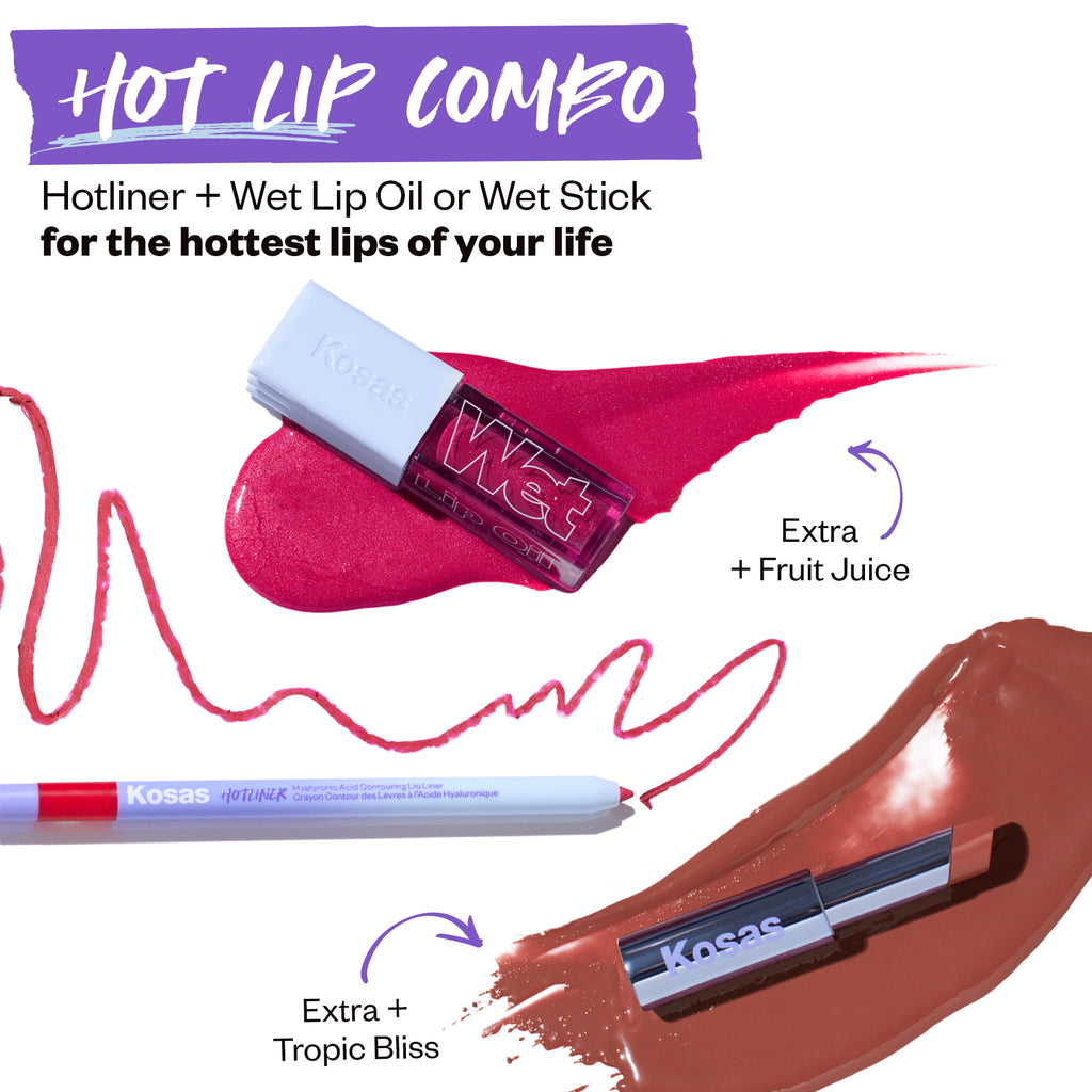 Kosas-Hotliner Hyaluronic Acid Contouring Lip Liner-Makeup-8_PairingPW-Extra-The Detox Market | Extra - Vibrant Cherry Red