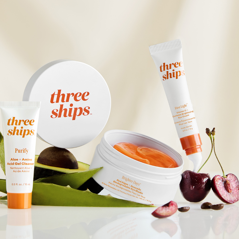 Three Ships-Bright Side: Brightening Eye Routine Kit-Skincare-990478500181_3_ProductLifestyle1-The Detox Market | 
