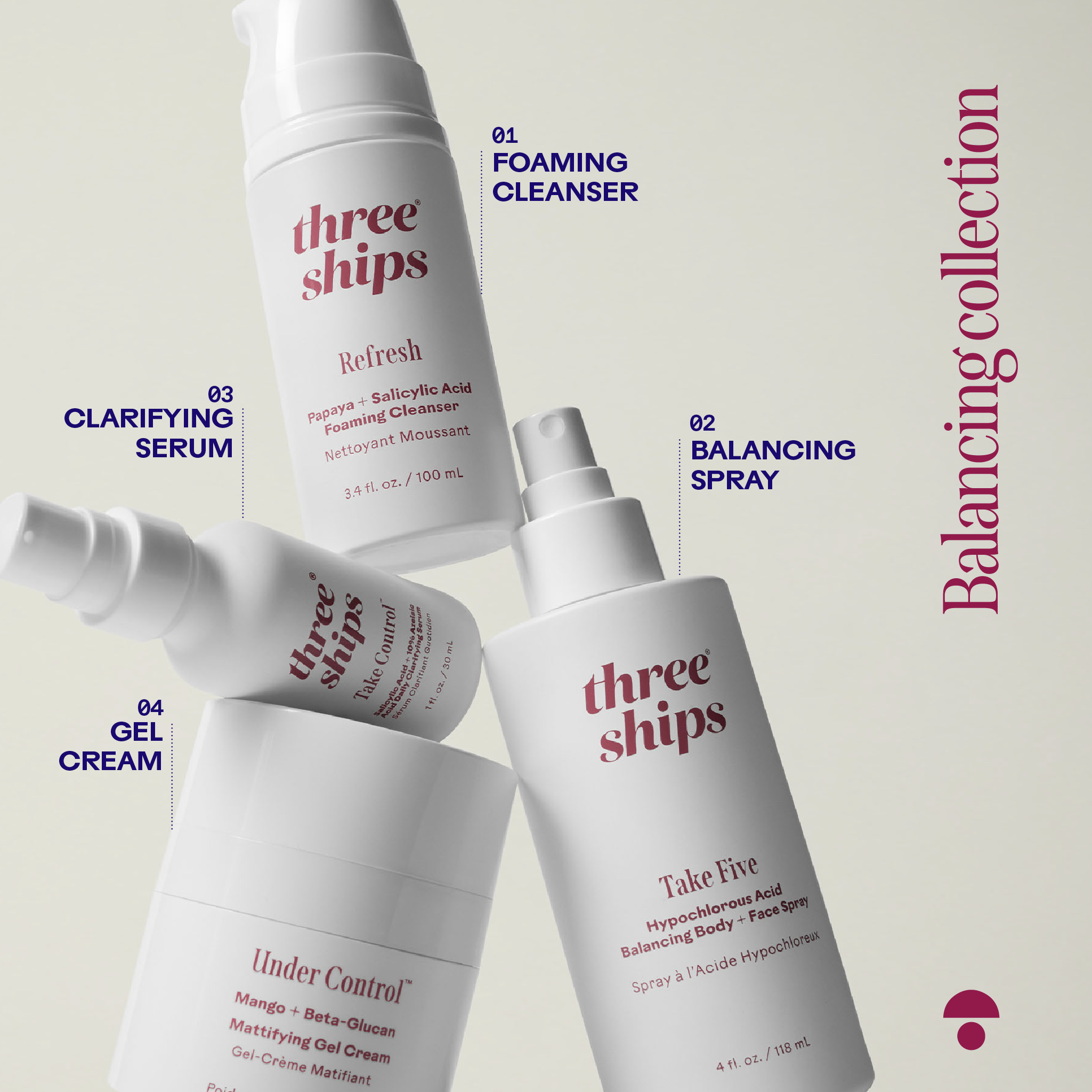 Three Ships-Take Control™ Salicylic + 10% Azelaic Acid Clarifying Serum-Skincare-990478500327_TakeControl_Salicylic_10_AzelaicAcidClarifyingSerum__7_RoutineGuide-The Detox Market | 