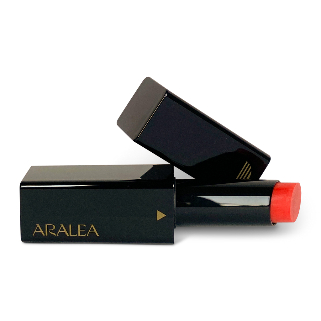 Aralea Beauty-Sun Kiss Tint - Coral-Makeup-ARALEACORAL3_Tube_Sideways-The Detox Market | 