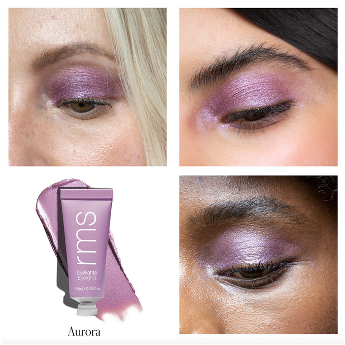 Eyelights Cream Eyeshadow - Makeup - RMS Beauty - AURORA-QUAD_png - The Detox Market | Aurora - Vibrant violet