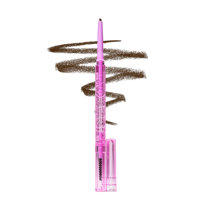 Kosas-Brow Pop Dual-Action Defining Pencil-Makeup-BROWPOPDL_MEDIUMBROWN_SMUDGE-The Detox Market | Medium Brown - Neutral medium brown