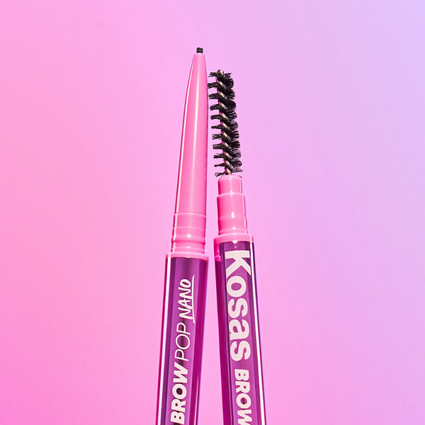 Brow Pop Nano Ultra-Fine Detailing Pencil - Makeup - Kosas - BROWPOP_Nano_PDP_NA_MacroShot_2.2025 - The Detox Market | Always