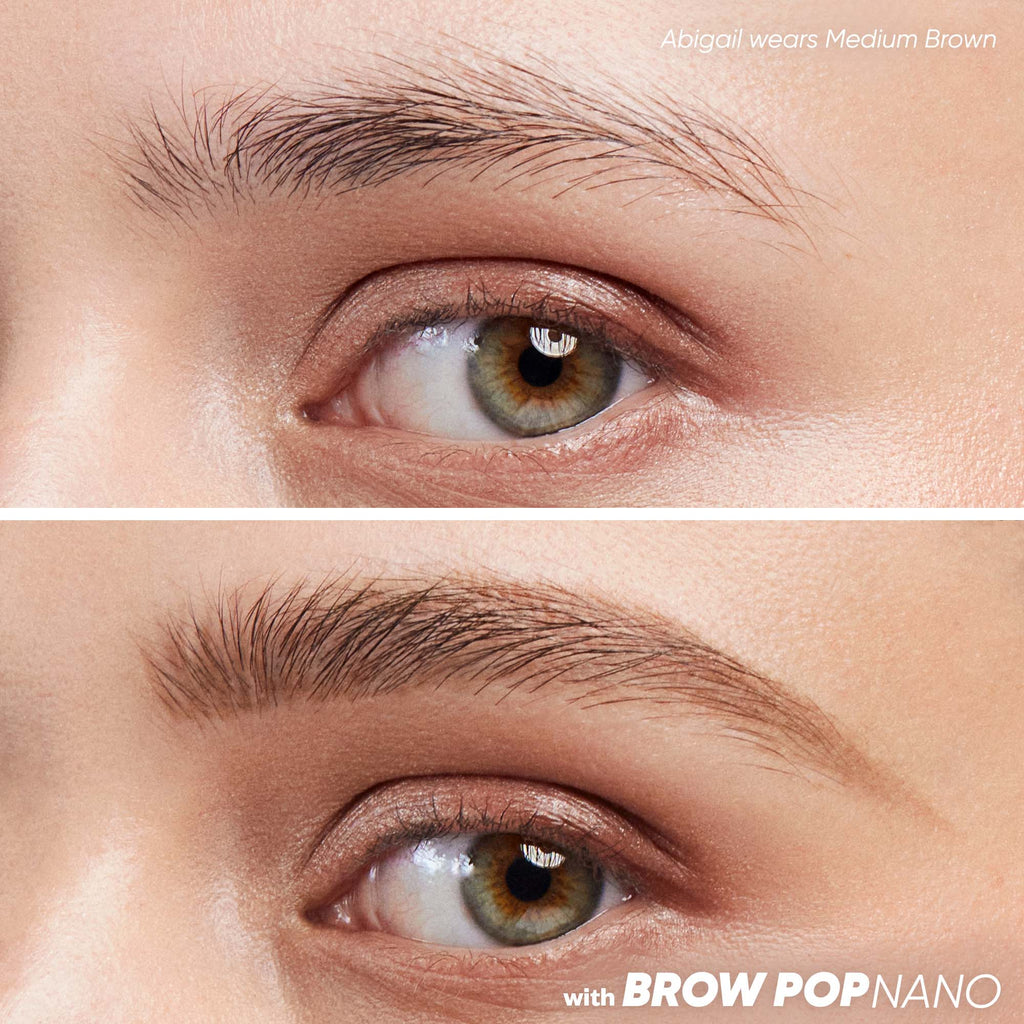 Brow Pop Nano Ultra-Fine Detailing Pencil - Makeup - Kosas - B_A-FullFaceNano-MediumBrown2 - The Detox Market | Medium Brown