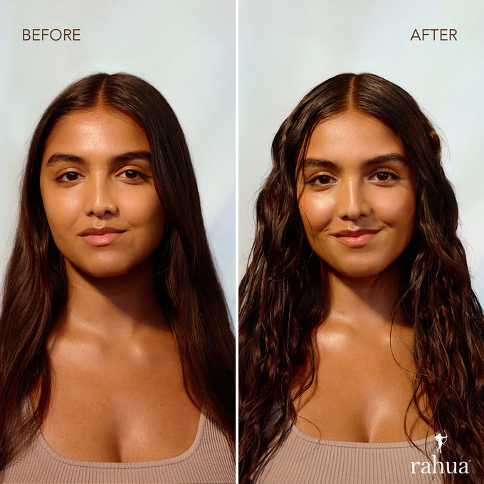 Rahua-Aloe Vera Hair Mousse-Hair-Before_After_2-The Detox Market | 