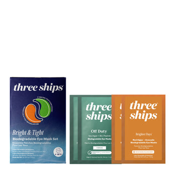 Three Ships-Bright & Tight Biodegradable Eye Mask Quartet-Skincare-Bright_TightKit-The Detox Market | 