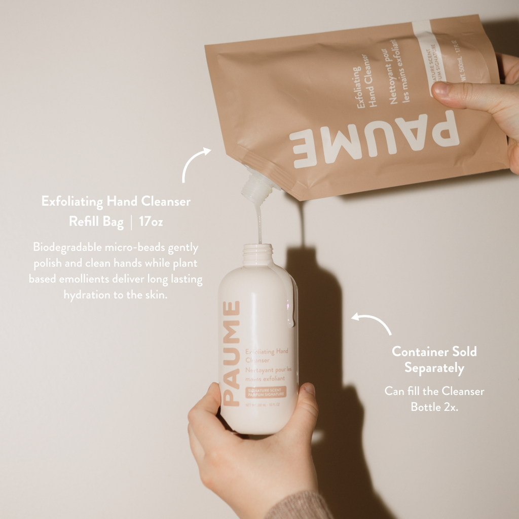 PAUME-Exfoliating Hand Cleanser Refill Bag-Body-CleanserRefill1-The Detox Market | 