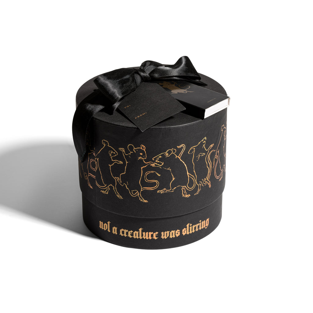 Heretic Parfum-Not A Creature Was Stirring Candle-Home-CopyofNot-A-Creature-Box-Matches-The Detox Market | 