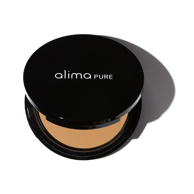Pressed Foundation - Makeup -Coriander-Pressed-Foundation-with-Rosehip-Antioxidant-Complex-Compact-Alima-Pure - The Detox Market | Coriander (medium deep/warm)