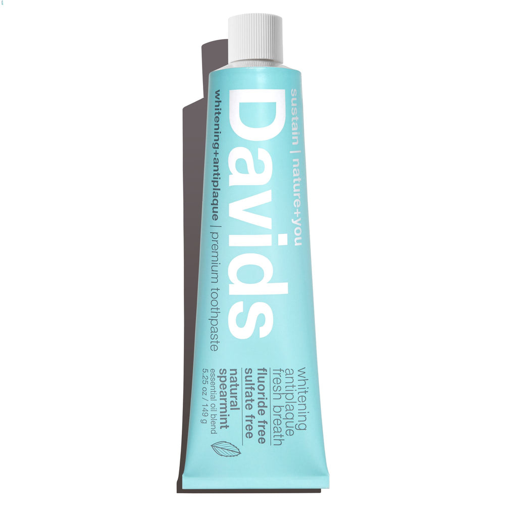 Davids-Spearmint Toothpaste-Body-Davids_Masters_July2022_Spearmint_OverheadSQUARE-The Detox Market | 
