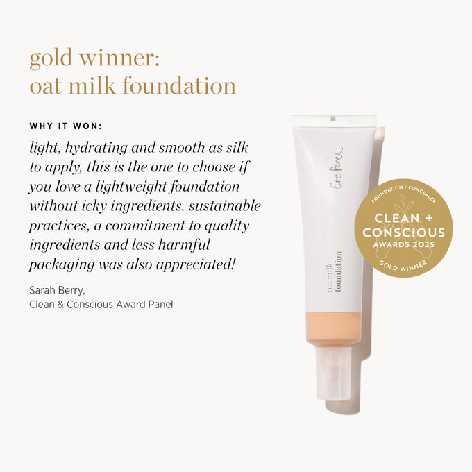 Ere Perez-Oat Milk Foundation-Makeup-ErePerez-OatMilkFoundation-CleanConscious2025-Square5-The Detox Market | Always