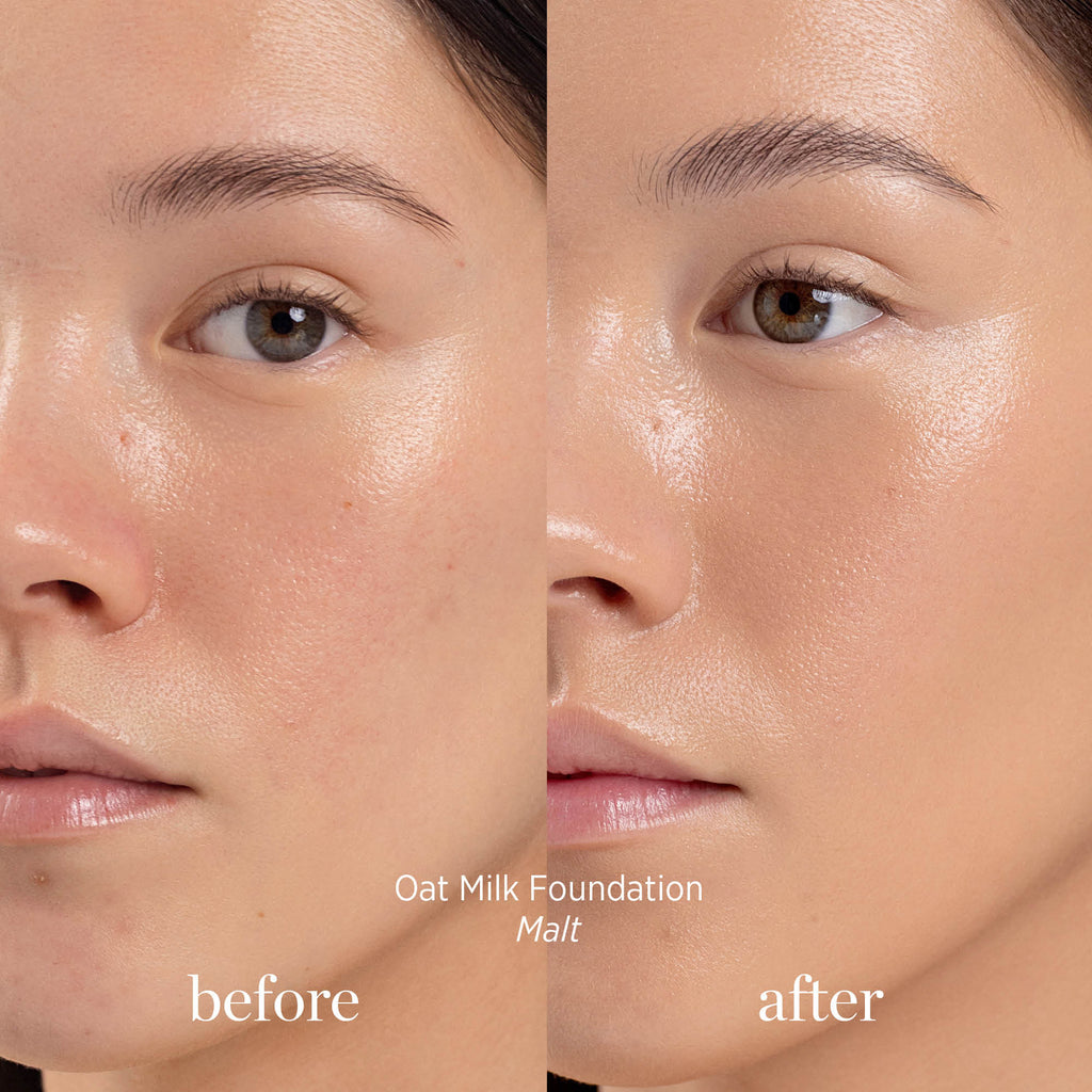 Ere Perez-Oat Milk Foundation-Makeup-ErePerez-OatMilkFoundation-Malt-BEFORE-AFTER-SQ-2000_c53cd3e6-35f1-43c5-94e4-7210430bc6ec-The Detox Market | 