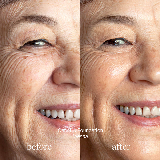 Ere Perez-Oat Milk Foundation-Makeup-ErePerez-OatMilkFoundation-Vienna-BEFORE-AFTER-SQ-20002-The Detox Market | 