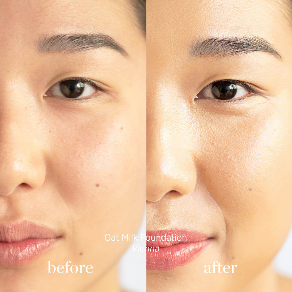 Ere Perez-Oat Milk Foundation-Makeup-ErePerez-OatMilkFoundation-Vienna-BEFORE-AFTER-SQ-2000-The Detox Market | 